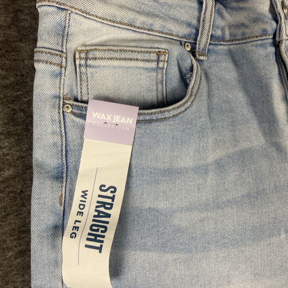 Wax Jean Collection Womens /Juniors 11/30 Light Straight Wide Leg 90333 Loose - Picture 11 of 15